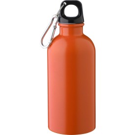 Gerecyclede roestvrijstalen enkelwandige fles (400 ml) Sable-Oranje