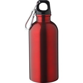 Gerecyclede roestvrijstalen enkelwandige fles (400 ml) Sable-Rood