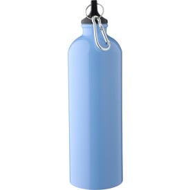 Emeric drinkfles 750ml - gerecycled RVS - PP dop - karabijnhaak