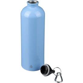 Emeric drinkfles 750ml - gerecycled RVS - PP dop - karabijnhaak