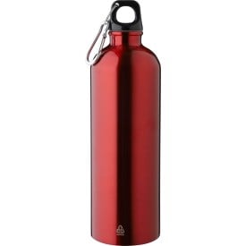Gerecyclede roestvrijstalen enkelwandige fles (750 ml) Emeric-Rood