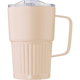 Gerecyclede roestvrijstalen to go mok (450 ml) Calo-Beige