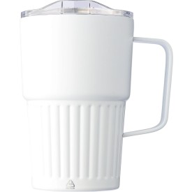 Gerecyclede roestvrijstalen to go mok (450 ml) Calo-Wit