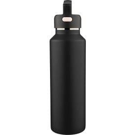Gerecyclede RVS drinkfles (600 ml) Mace-Zwart