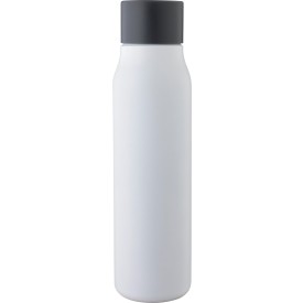 Gerecyclede RVS dubbelwandige fles (600 ml) Cassian-Wit