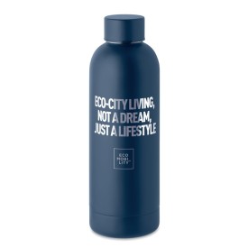 Gerecyclede RVS fles-Donker marineblauw