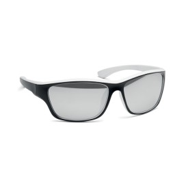 Gespiegelde sportzonnebril UV400-Wit
