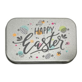 Gespikkelde chocolade eitjes blik - 60 gram