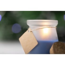 Tepor Geurkaars met kurk deksel - glas - diameter 5.6cm