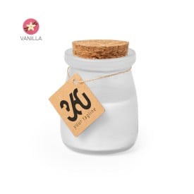 Tepor Geurkaars met kurk deksel - glas - diameter 5.6cm