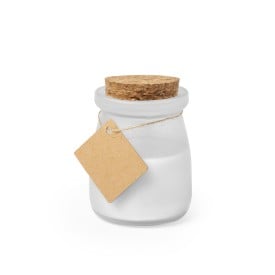 Tepor Geurkaars met kurk deksel - glas - diameter 5.6cm