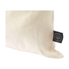 Cadeauzakje naturel van gerecycled katoen (150 g/m²) M