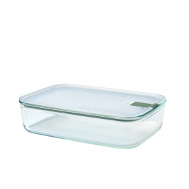 Mepal vershoudbox 2250ml - glas en PP - klikdeksel - stoomventiel