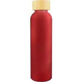 Glazen drinkfles (500 ml) Levi-Rood