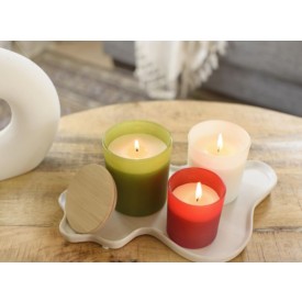 Glazen kaars Josiah - glas - diverse geuren