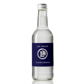 Glazen waterfles 330ml bedrukken-Transparant