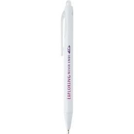 Glen RCS gerecycleerde bi-injectie balpen (blauwe inkt)-Wit