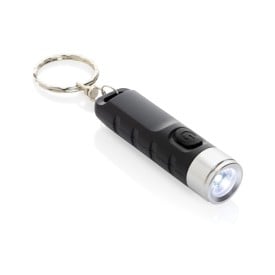 Globix zaklamp - gerecycled ABS - 10M bereik - oplaadbaar - 3 uur levensduur