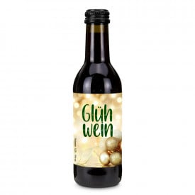Neurenberger Christkindles glühwein flesje 250ml - glas - zwarte schroefdop