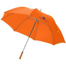 Golfparaplu met metalen stok-Oranje