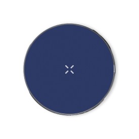 Golop oplader - 15W - gerecycled metaal - draadloos - antislipvoet-Marineblauw