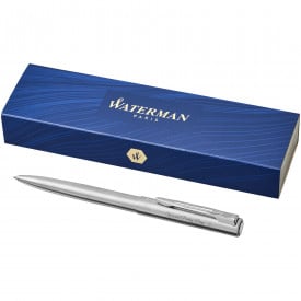 Waterman Graduate balpen - metaal - blauwe inkt - geschenkverpakking