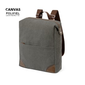 Grant rugzak - canvas - 475g/m2 - met voorvak - met tablet- en laptopvak