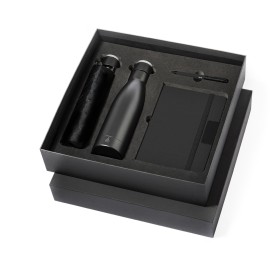 Gregory geschenkset - Thermosfles / notitieblok / opvouwbare paraplu / balpen