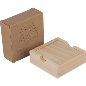 Grenenhouten mini Sudoku set Kenza
