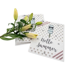 Groeipapier A4 - flyer - 200g/m2 - bloemenmix