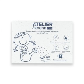 Groeipapier A5 - flyer - 200g/m2 - bloemenmix