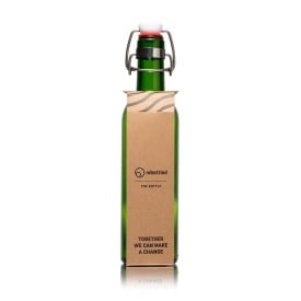 Rebottled® drinkfles 375ml - groen glas - beugelsluiting