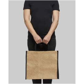 Harry draagtas 25 L - jute - Oeko-tex - lange hengsels - klittenbandsluiting