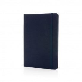 GRS-gecertificeerd RPET A5-notebook-Donkerblauw, donkerblauw