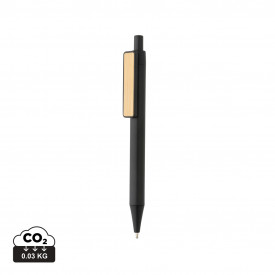 GRS RABS pen met bamboe clip-Zwart