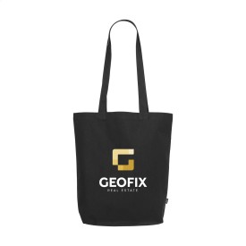 GRS Recycled Canvas Bag Colour (260 g/m²)-Zwart
