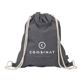 GRS Recycled Cotton PromoBag Plus (180 g/m²) rugzak-Donkergrijs