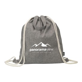 GRS Recycled Cotton PromoBag Plus (180 g/m²) rugzak-Grijs