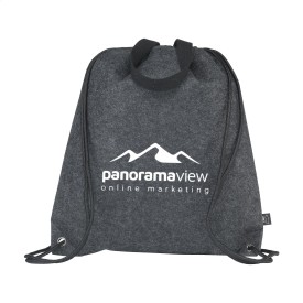 GRS RPET Felt PromoBag Plus rugzak-Donkergrijs