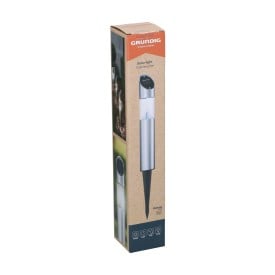 Grundig Solar Garden LED-Lamp - RVS/kunststof - zonne-energie