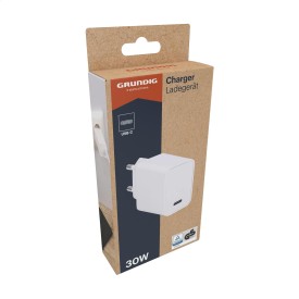 Grundig 230V oplaadstekker - kunststof - 30W - USB-C