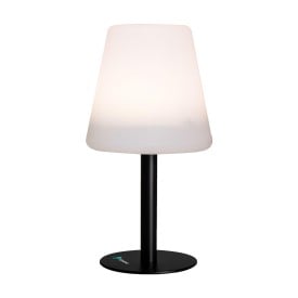 Gusta Solar tafellamp - kunststof - 2 lichtstanden - oplaadbaar