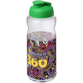 H2O Active® Big Base 1 l drinkfles met klapdeksel-Groen