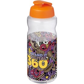 H2O Active® Big Base 1 l drinkfles met klapdeksel-Oranje