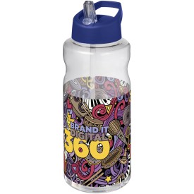 H2O Active® Big Base 1 l drinkfles met tuitdeksel-Blauw