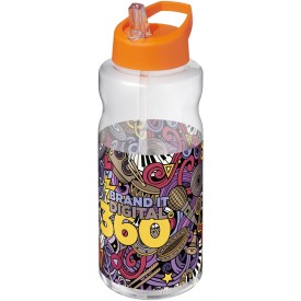 H2O Active® Big Base 1 l drinkfles met tuitdeksel-Oranje