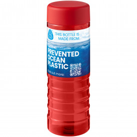 H2O Active® Eco Treble 750 ml waterfles met schroefdop-Rood, rood