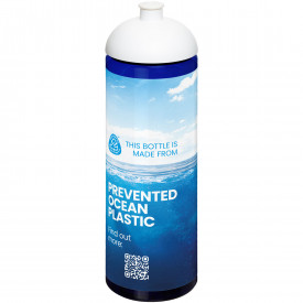 H2O Active® Eco Vibe 850 ml drinkfles met koepeldeksel -Blauw, wit