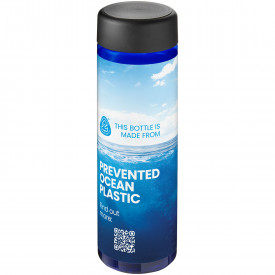 H2O Active® Eco Vibe 850 ml drinkfles met schroefdop -Blauw, zwart
