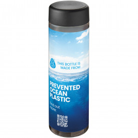 H2O Active® Eco Vibe 850 ml drinkfles met schroefdop -Charcoal, zwart